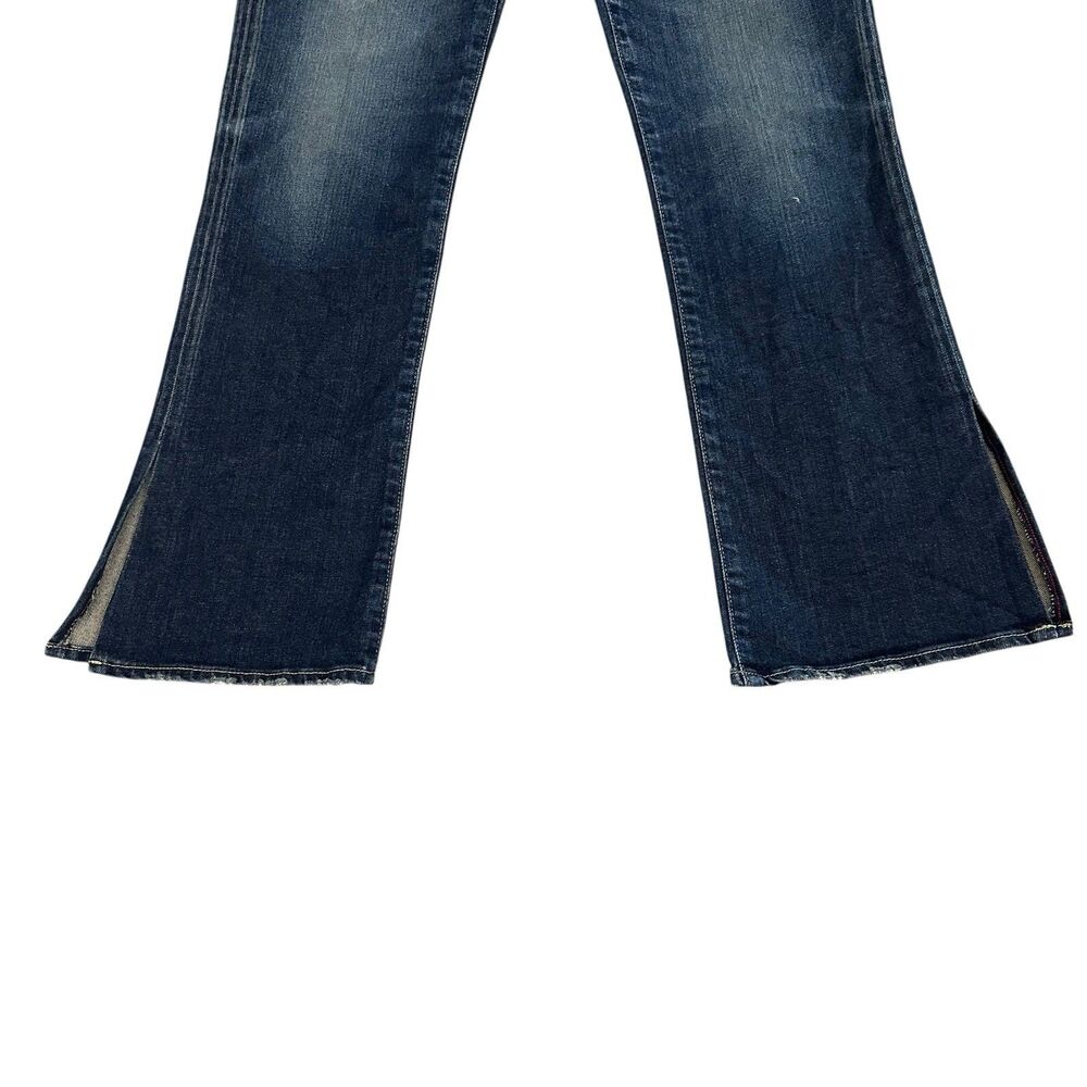 VTG Moussy Glendora Flare Jeans Japanese Selvedge Women’s 30 X 28.5 High Rise - Picture 3 of 16